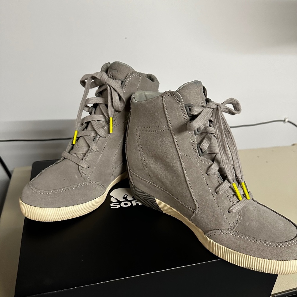 Sorel wedge sneakers